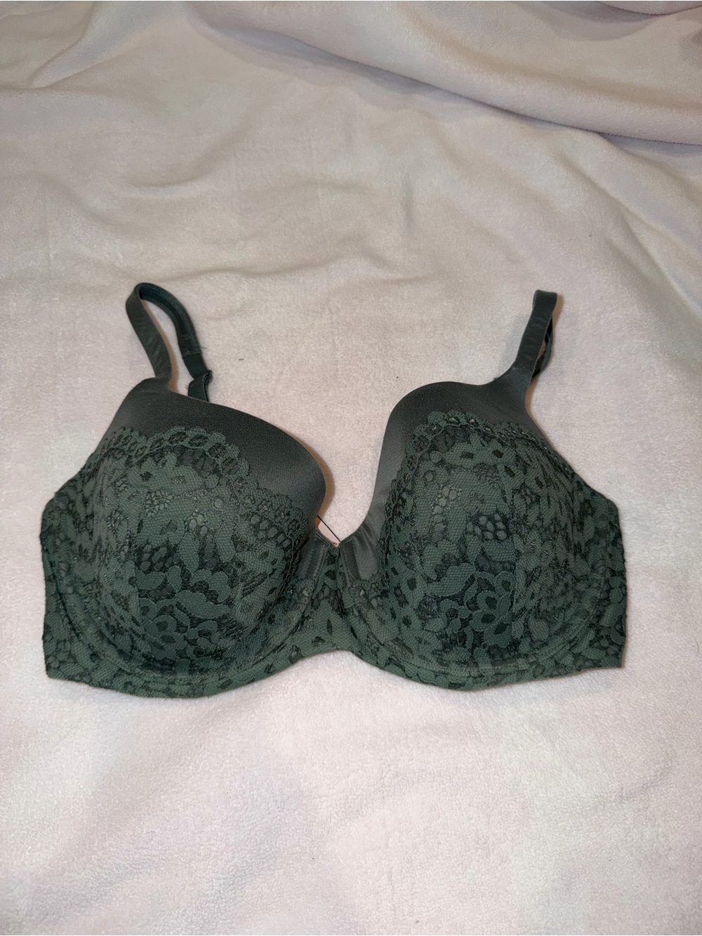 2016 Vintage Victoria's Secret Black Lace T-Shirt Bra